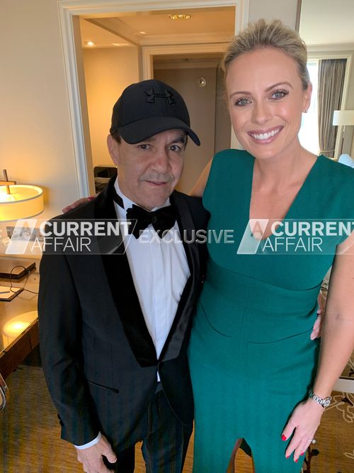 A Current Affair's Sylvia Jeffreys was lucky enough to witness the touching moment Jeff Fenech surprised his daughter at her Sydney wedding today.