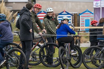 MORAY, SCOTLAND - NOVEMBER 02: Catherine, Princess of Wales and Prince William Prince of Wales, known as the Duke and Duchess of Rothesay when in Scotland, visit Outfit Moray, an award-winning charity delivering life-changing outdoor learning and adventure activity programmes to young people, on November 02, 2023 in Moray, Scotland. Prince William, Duke of Rothesay and Catherine, Duchess of Rothesay are visiting Scotland to meet organisations supporting rural communities and those working provid