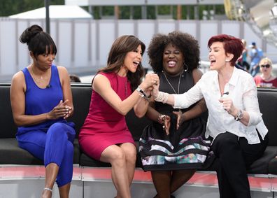 Aisha Tyler, Julie Chen, Sheryl Underwood and Sharon Osbourne