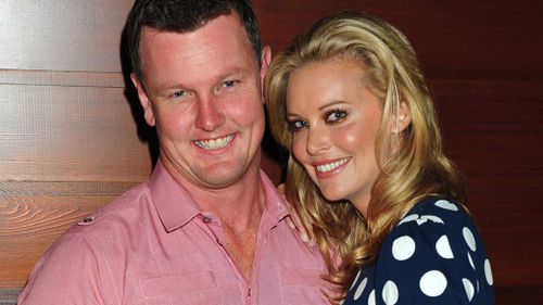 Anthony Bell and his estranged wife Kelly Landry. (AAP)