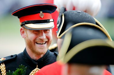 Prince Harry during ceremony