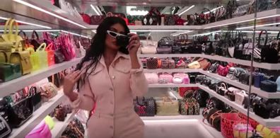 Kylie Jenner shows off her massive designer handbag collection - 9Style