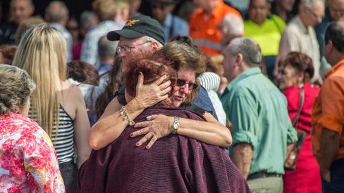 Ravenshoe community members. (9NEWS file image)