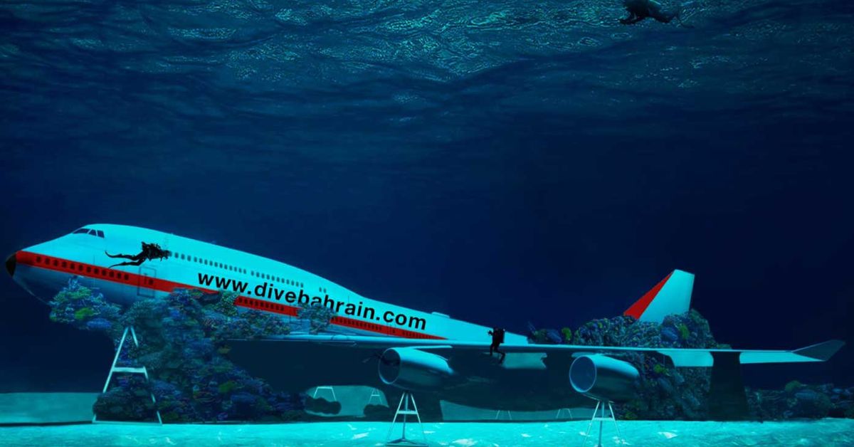 Bahrain underwater theme park featuring Boeing jet to open in August