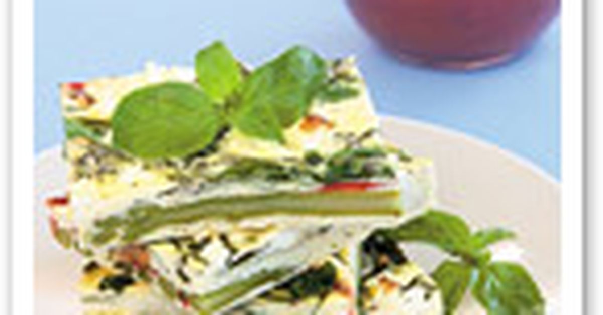 Asparagus Frittata with Tomato Chutney