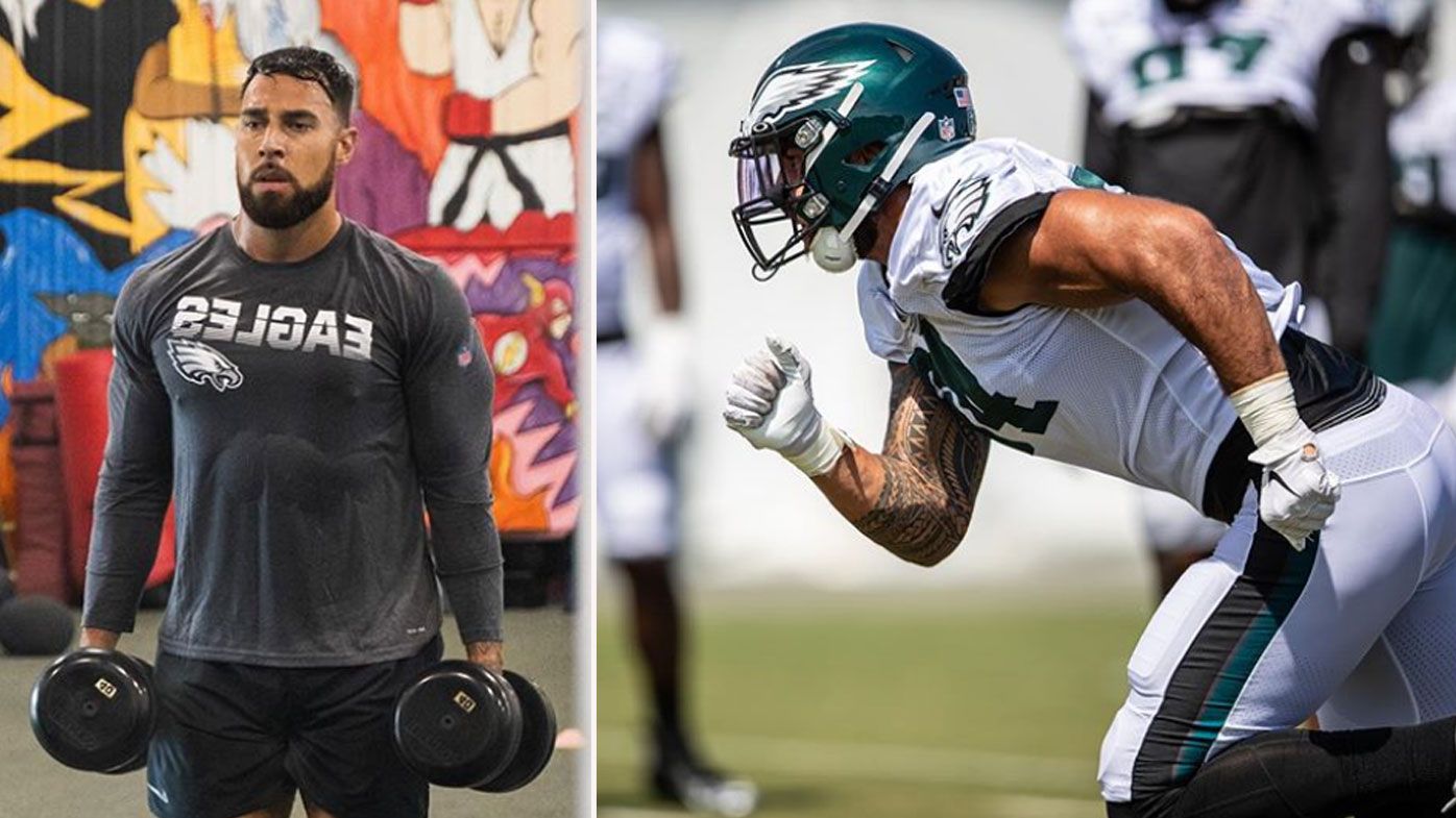 How former plumber turned Aussie NFL rookie is winning over new Eagles teammates