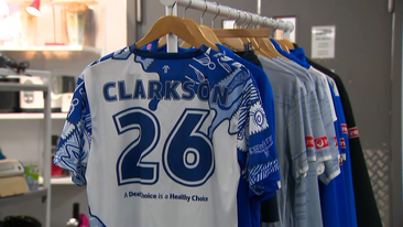 Clarkson offloads his Kangaroos gear