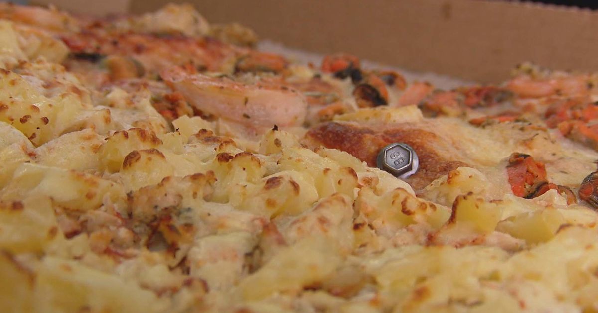 Mystery around how screws ended up on customer's pizza