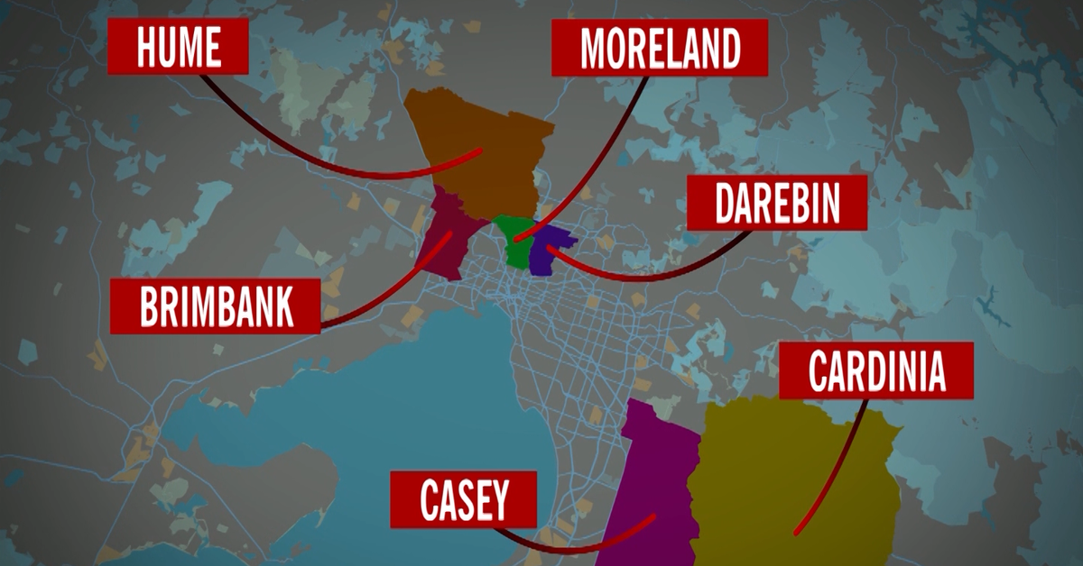 Coronavirus Victoria Hotspots Outbreaks Across Six Regions Revealed As Australian Defence Force Called In To Assist