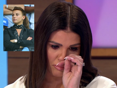 Rebekah Vardy crying on ITV over Coleen Rooney