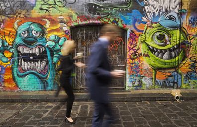 Melbourne's laneway art