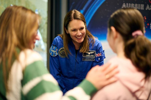 Katherine Bennell-Pegg, Australia's first astronaut. 