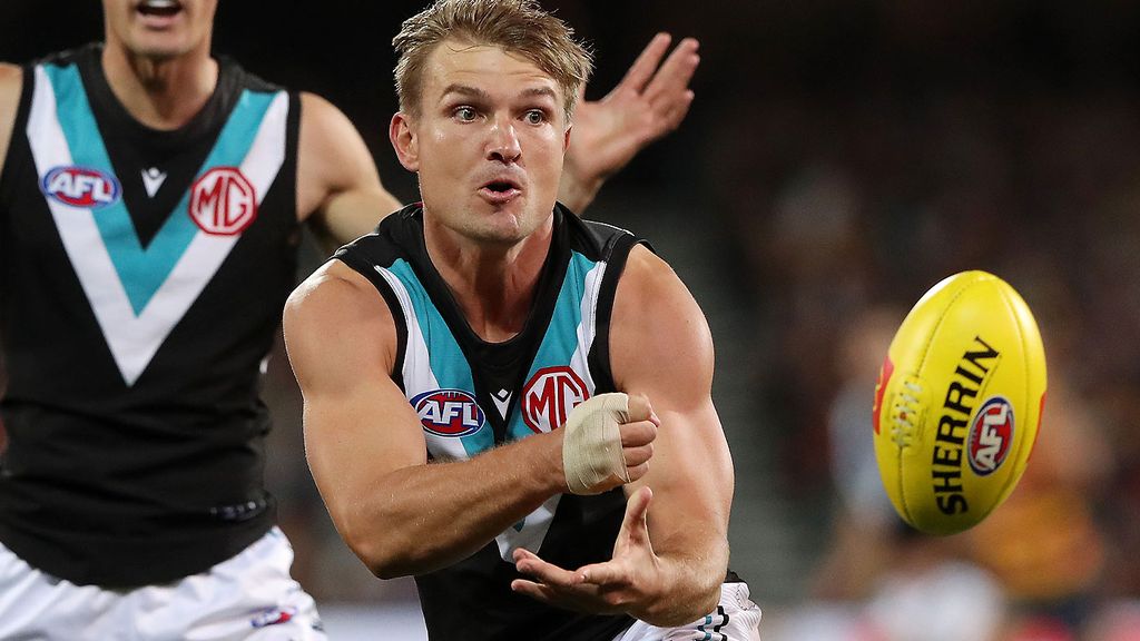 Port Adelaide has surpassed Melbourne and moved into the top four of the AFL