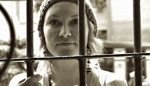 Bronwyn Atherton in her Peruvian jail cell. (Photo: change.org).
