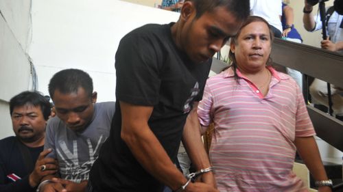 Robert Ellis murder suspects arrive in Bali after violent arrests