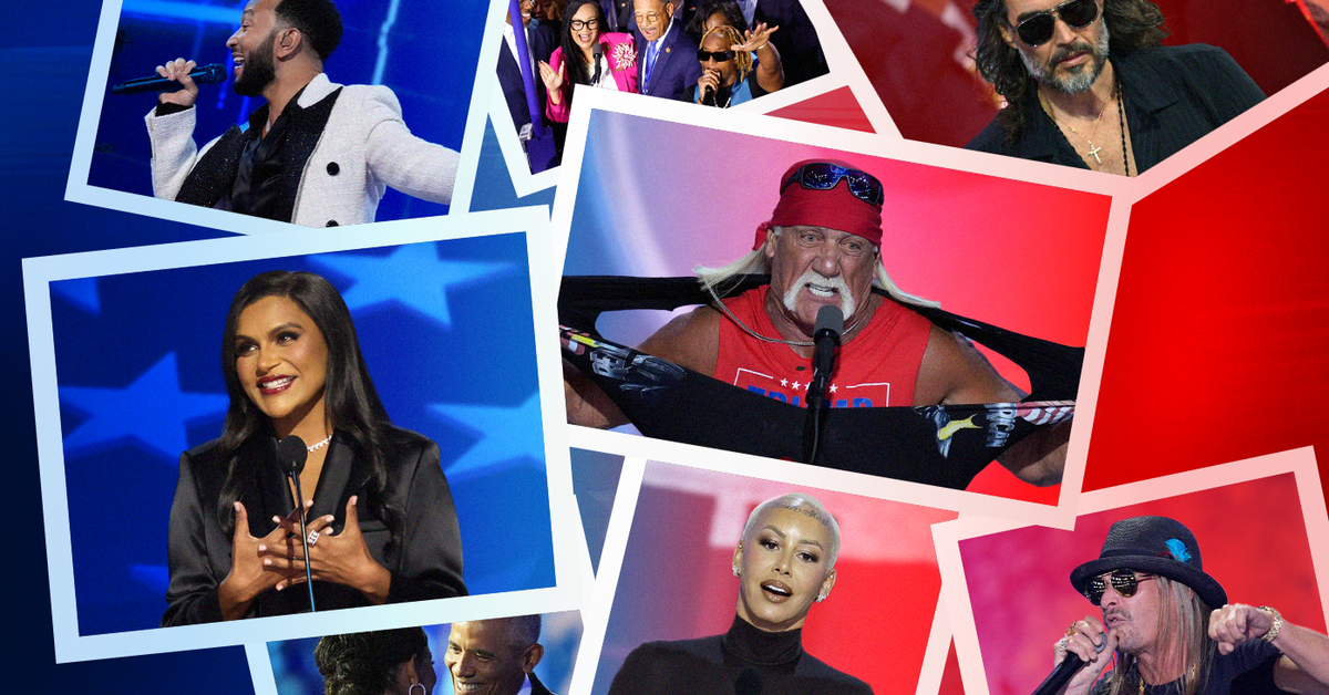 US presidential election 2024: Celebrities spotted at Democratic and Republican rallies