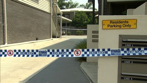 Yeronga apartment residents of this complex had complained to police about a bad smell.