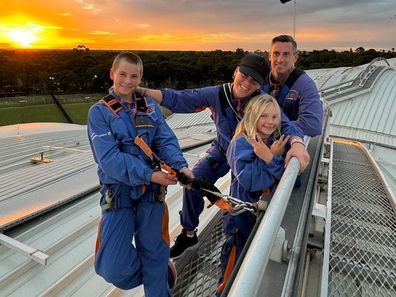 Pink and family in Adelaide 