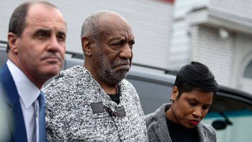 Bill Cosby outside court. (AFP)