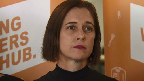 Queensland Council of Unions general secretary Ros McLennan. Picture: 9NEWS