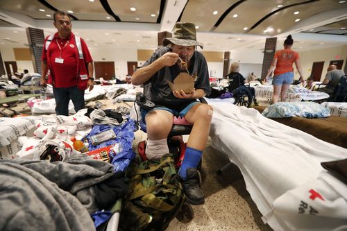 Many locals throughout the Florida panhandle were forced to evacuate when Michael broke land last week. They are still in shelters.