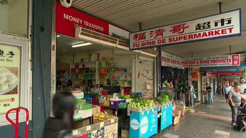 The supermarket in Campsie where the robbery took place.