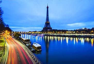 Which river flows through Paris?