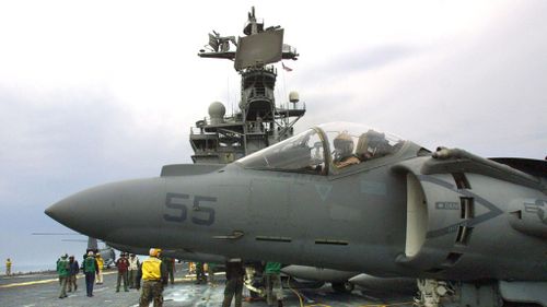 US military jet crashes off Okinawa, pilot safe