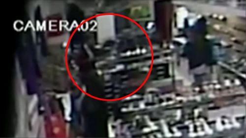 Douglsa Johnson Campsie Sydney shoe store stabbing murder CCTV