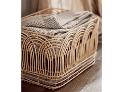 Rattan Rectangle Storage Basket — Target