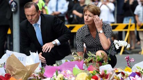 PM and wife visit Martin Place