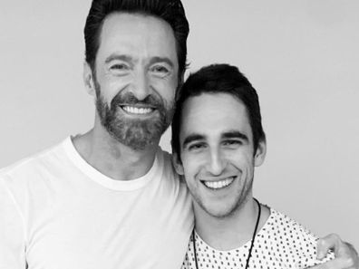 Jack Chambers, right, with Hugh Jackman, will play Bert in Mary Poppins the musical.