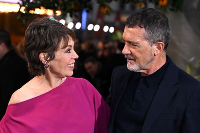 Olivia Colman and Antonio Banderas