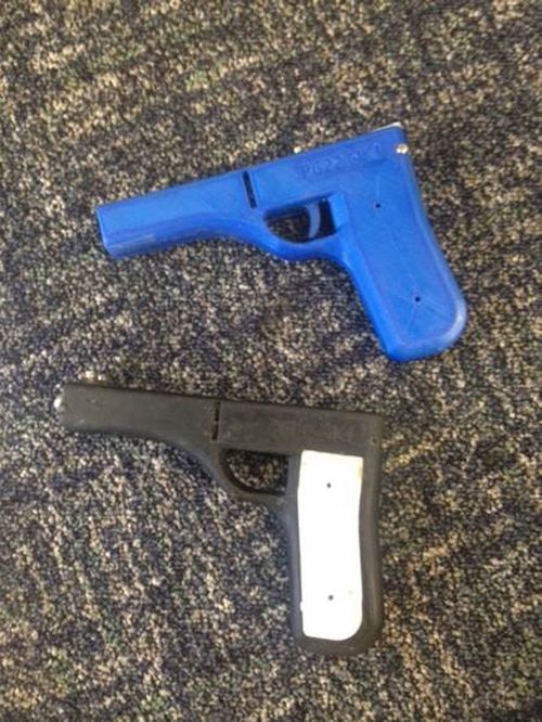 Just last month, police on the Sunshine Coast uncovered three functional, 3D-printed firearms in a raid on a home. Picture: Supplied.