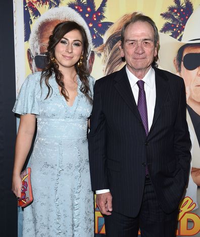 HOLLYWOOD, CA - DECEMBER 07:  Actor Tommy Lee Jones and daughter Victoria Jones arrive at the premiere of 'Just Getting Started' at ArcLight Hollywood on December 7, 2017 in Hollywood, California.  (Photo by Axelle/Bauer-Griffin/FilmMagic)