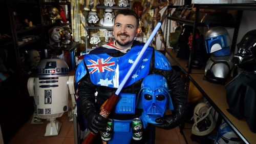 Star Wars fanatic goes from ‘the force’ to Aussie Darth Vader
