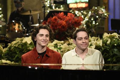 Timothée Chalamet and Pete Davidson