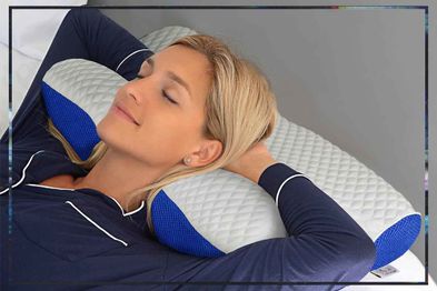 9PR: Cooling Gel Cervical Neck Pillow for Pain Relief Sleeping