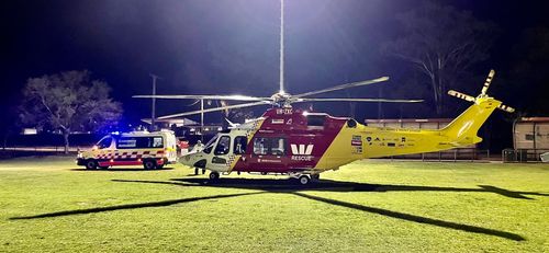 Man flown to Sydney in induced coma after gas explosion