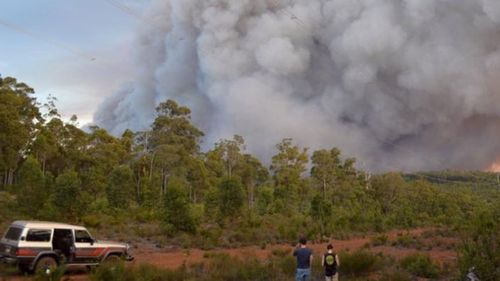 Firefighters believe more than 71,000 hectares of land was burnt out. (9NEWS)