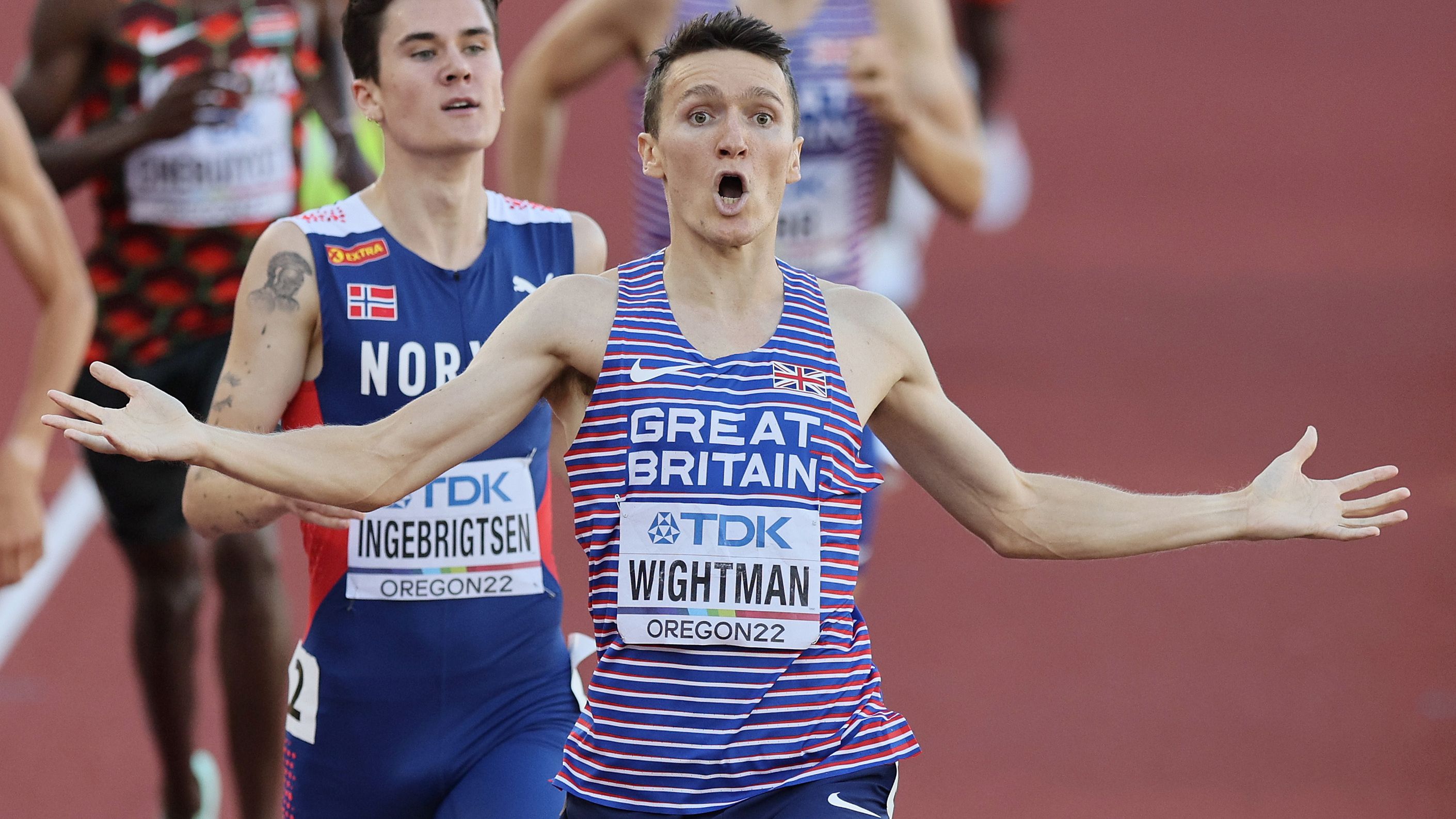 Jake Wightman pulls off 'crazy' underdog win at World Athletics Championships as dad calls race