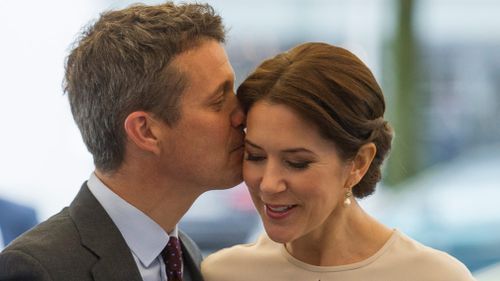 Prince Frederik and Princess Mary in Sweden. (Image: Getty)