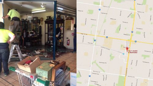 Jewellery swiped in ram-raid in Melbourne’s south-east