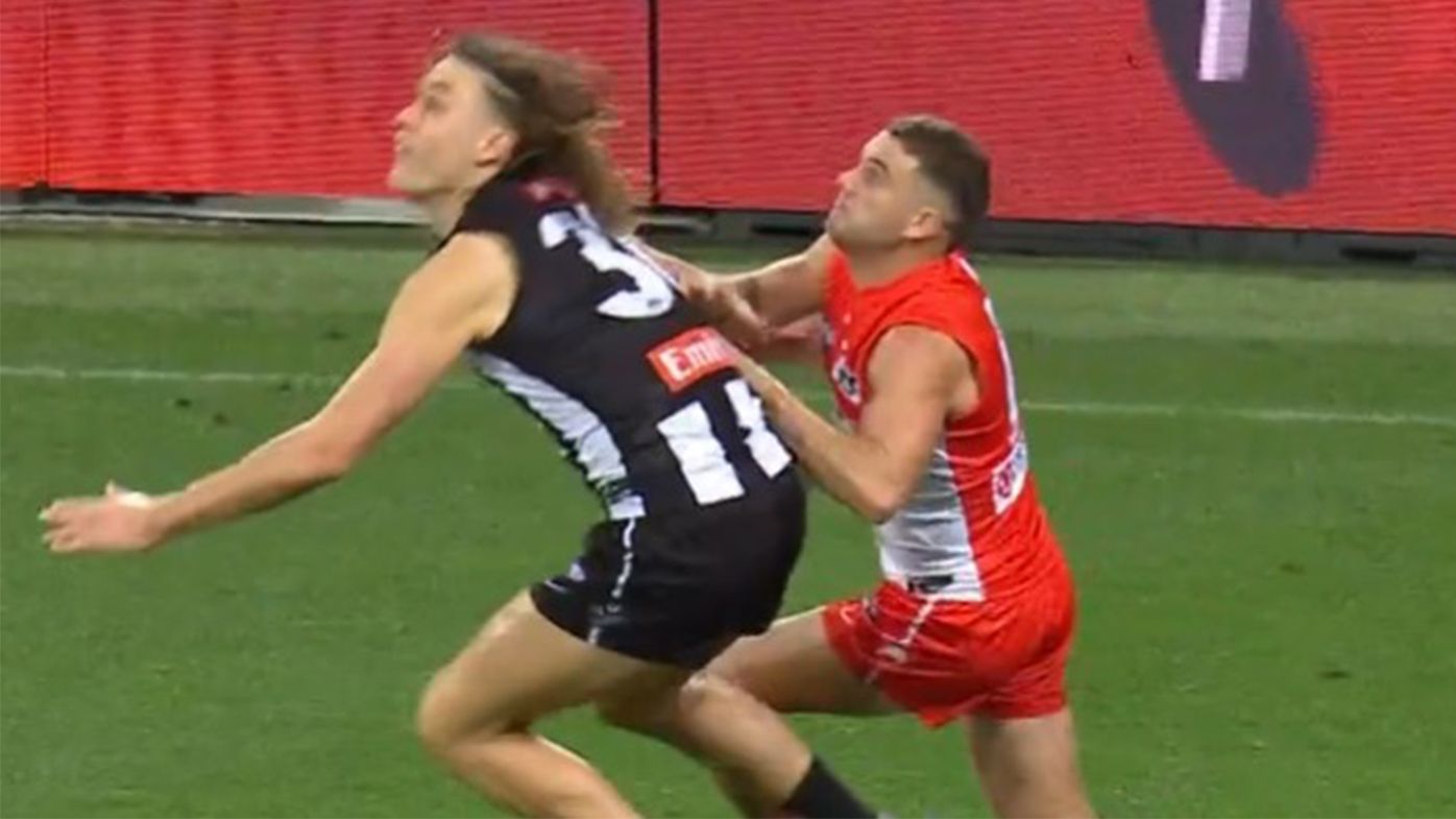 Late umpire controversy mars Swans' heart-stopping preliminary final win over Pies