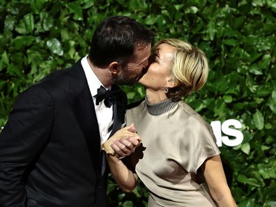 Noah Wyle and Sara Wells
