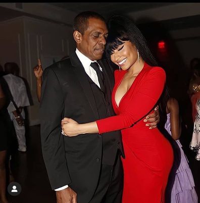 Nicki Minaj and her father Robert Maraj.