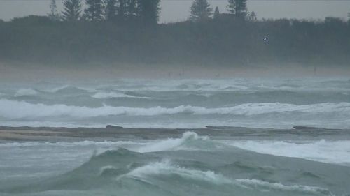 Huge swells are smashing Queensland's coastline. (9NEWS)