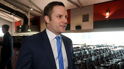 Liberal junior minister Alex Hawke. (AAP file image)