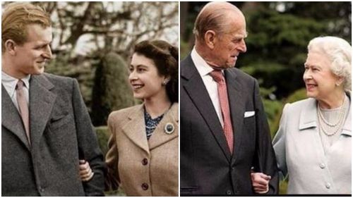 The Queen and the Duke of Edinburgh were married in 1947. Picture: AAP