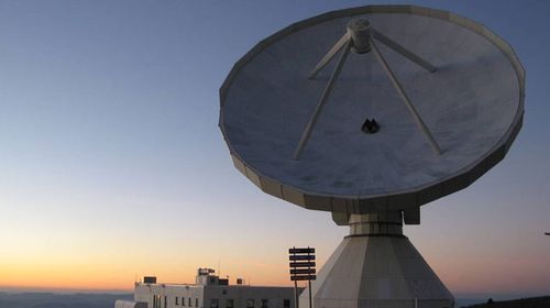 The IRAM 30-meter radio telescope where the scientists researched Lovejoy. (Photo: Nicolas Biver)